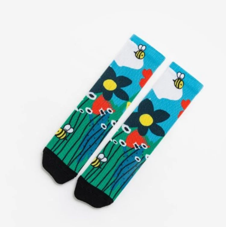 China tie dye customtube sublimation socks manufactures 03