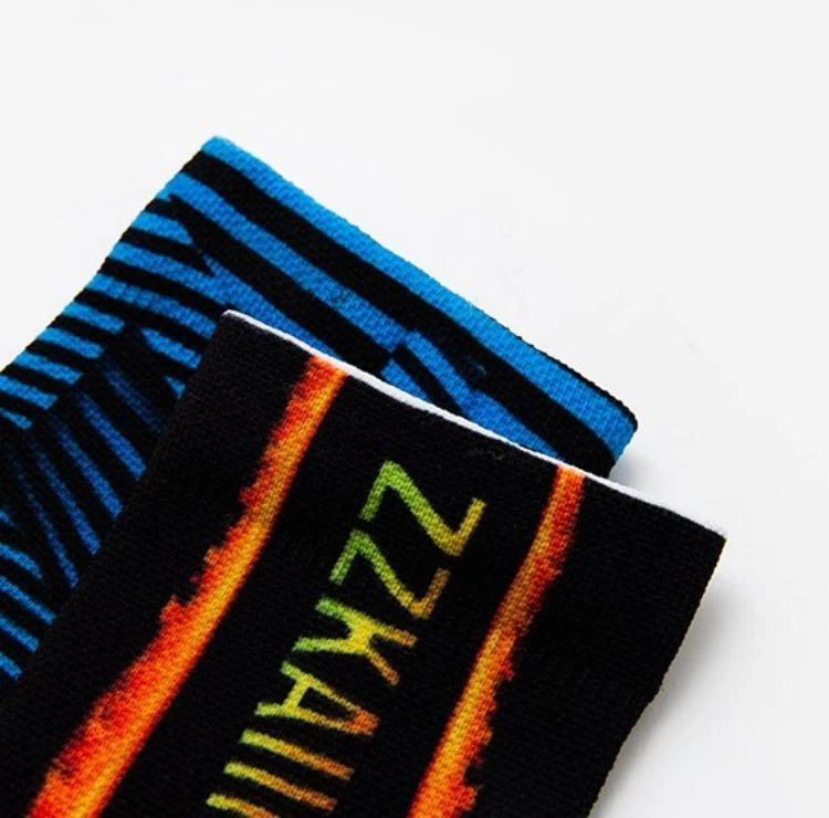 Wholesale high quality women crew size tube sublimation socks 02