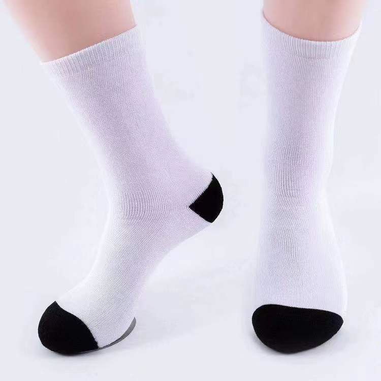 Wholesale socks print sublimation socks blank 02(1)
