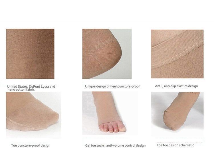 skin color compression socks medical free samples