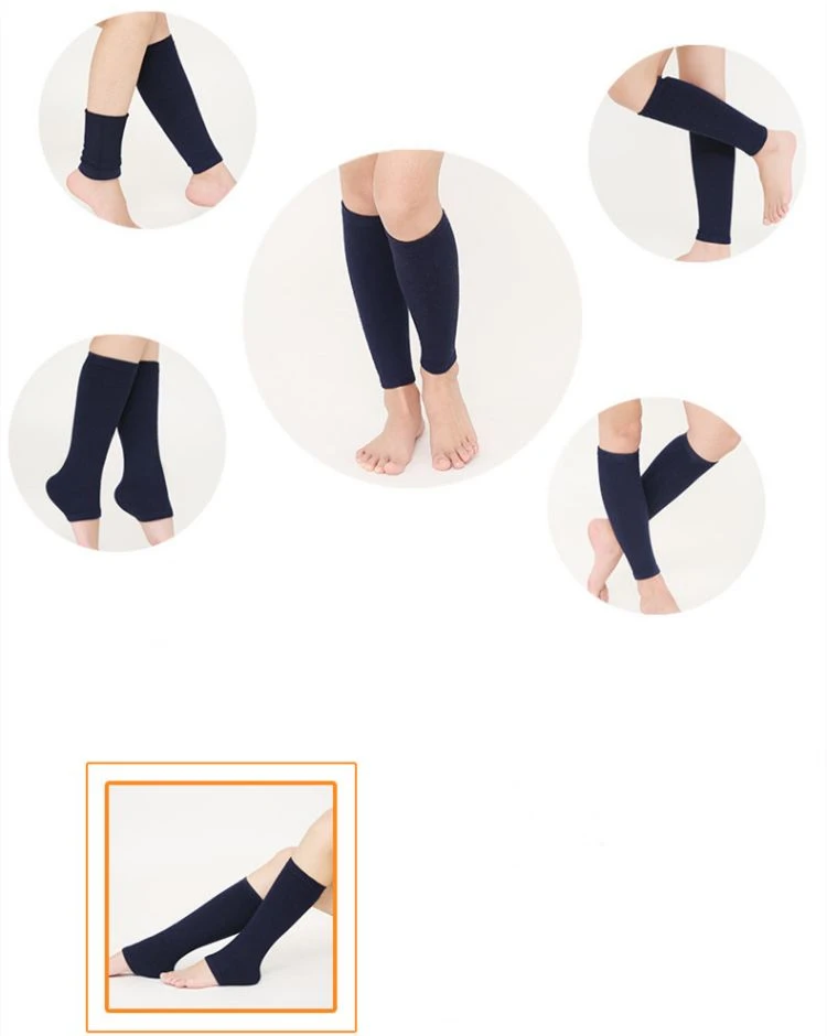 Zipper no toe varicose vein compression socks show