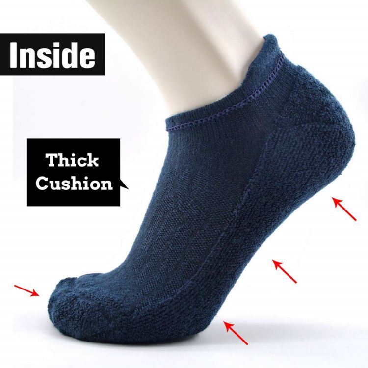 navy blue ankle socks thermal socks (2)(1)