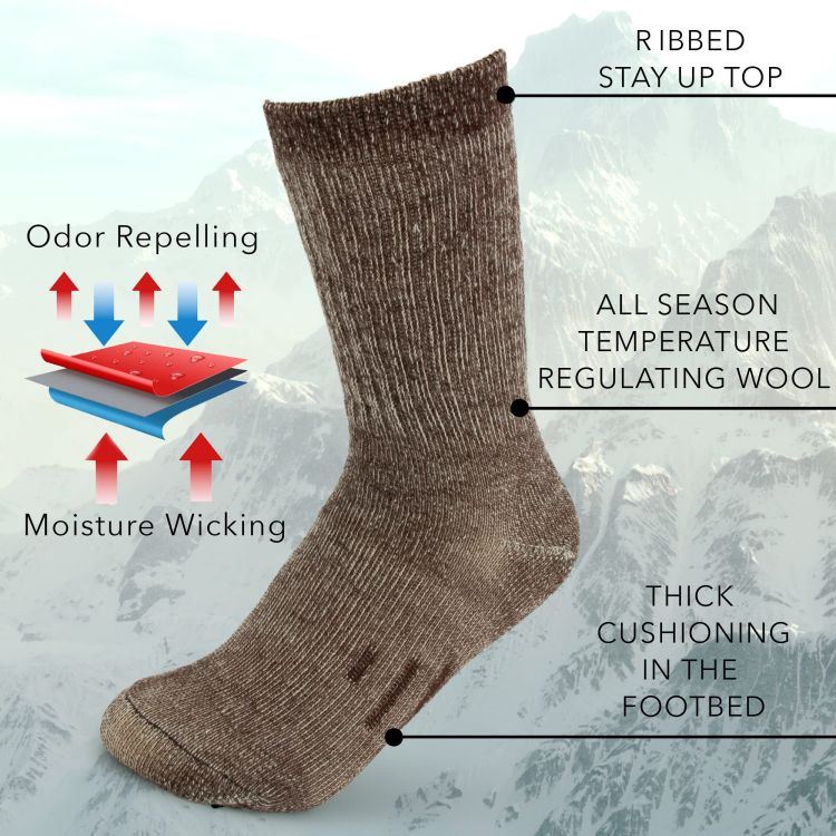 unisex brown thermal socks(1) unisex brown thermal socks(1)