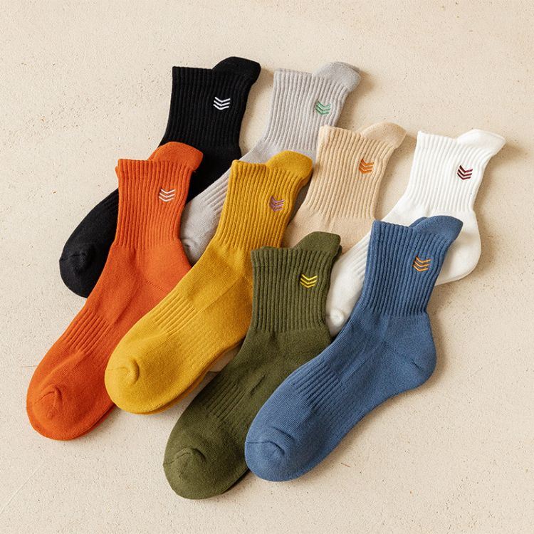 white cotton thermal socks+made in china