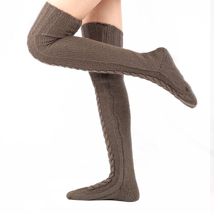 buy+thigh high socks plus size thermal socks