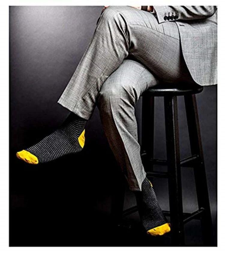 mens grey dress socks work socks+made in China