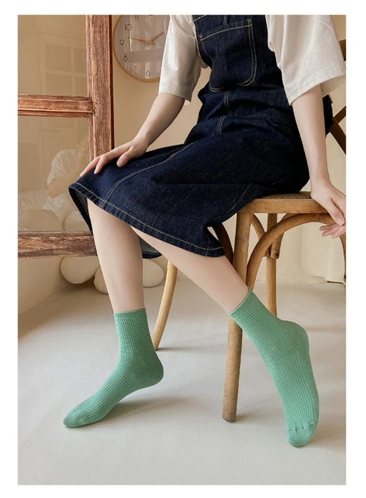 Solid Fashion Socks Women 2022