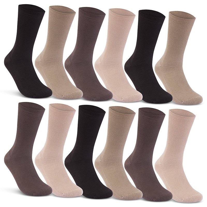 wholesale men business crew seamless socks (12)