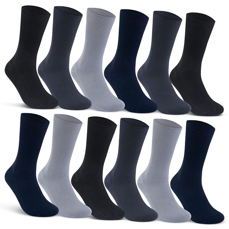 wholesale men business crew seamless socks (1)