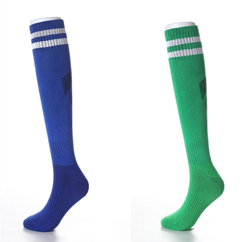 Arch Support Striped Football Socks