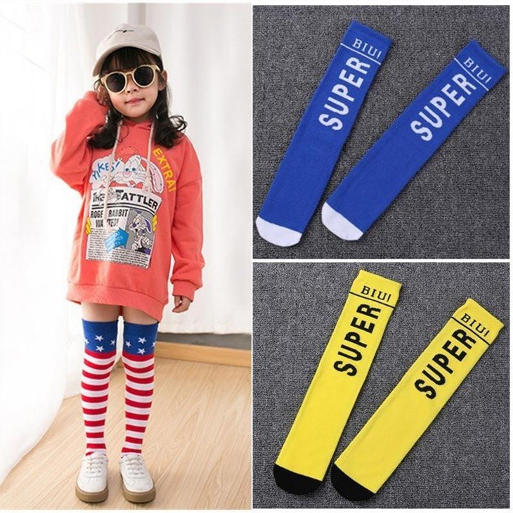 Baseball girls kid stockings summer thin socks +manufacturers