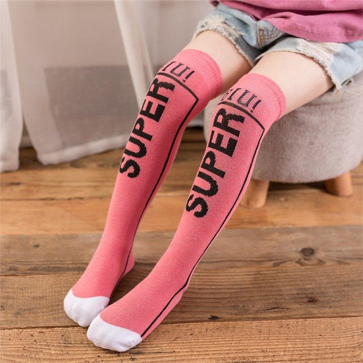 china+Baseball girls kid stockings summer thin socks +factory