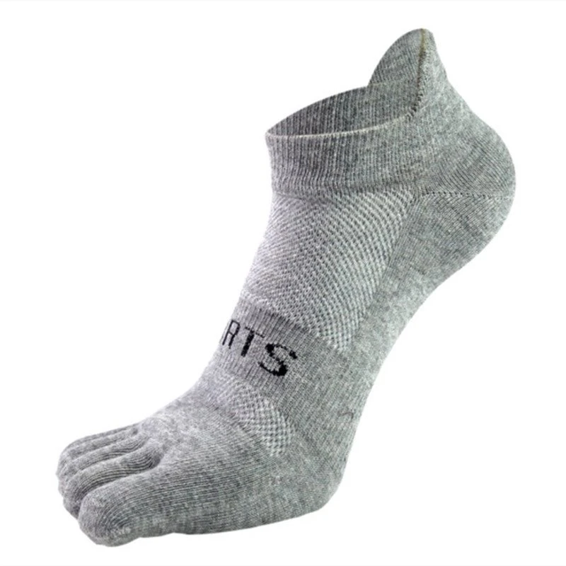 Breathable Sporty Striped Five Toe Socks