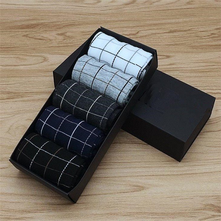 business jacquard socks breathable cotton quality factory