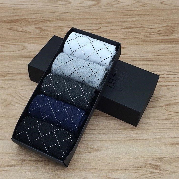 business jacquard socks breathable cotton quality manufacturers