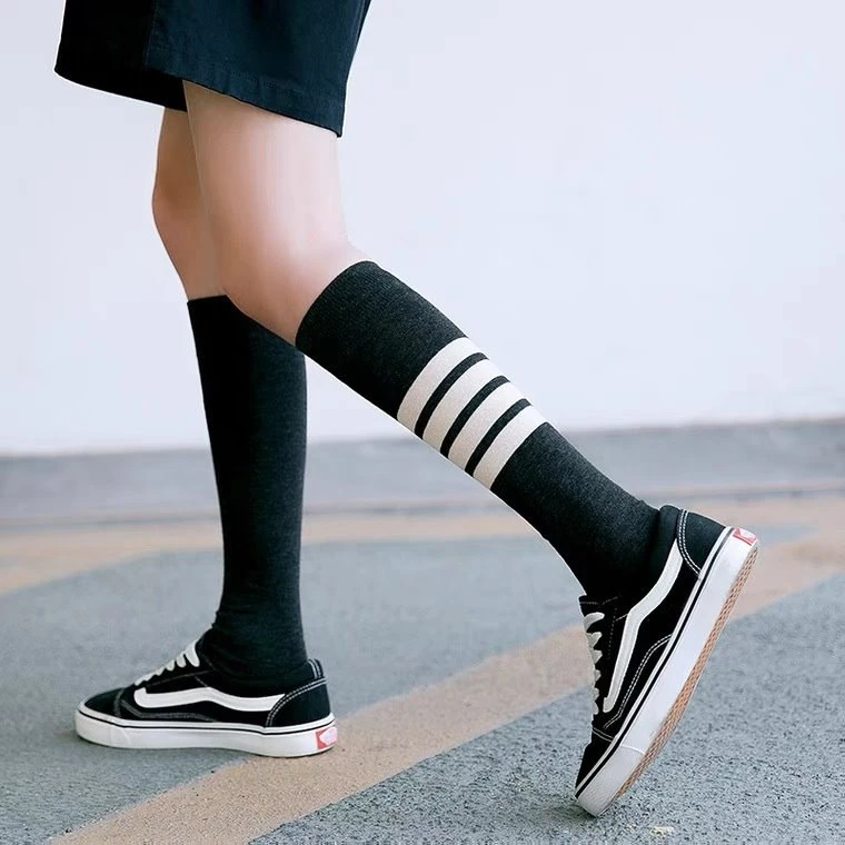 Over The Calf Dress Socks Colorful