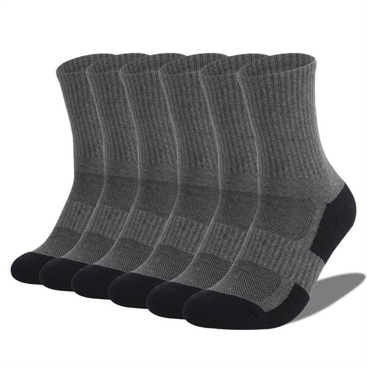 China Classic business casual solid color work socks manufactures 03