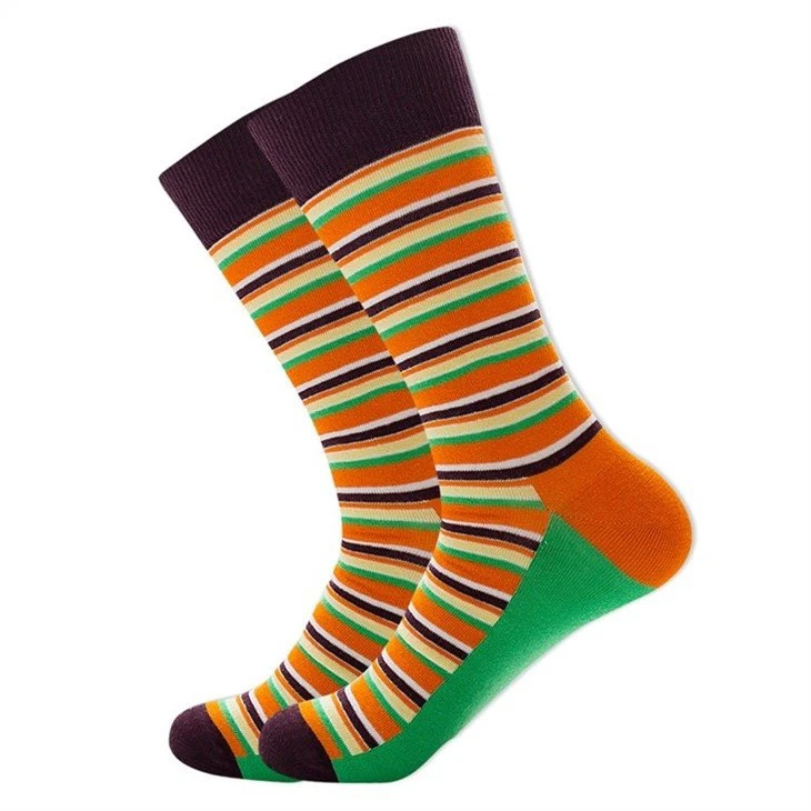 Colorful jacquard men funny socks China