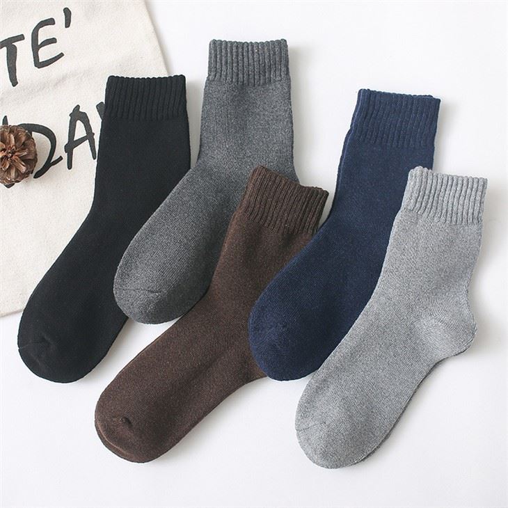 Comfortable men business socks factory(1)