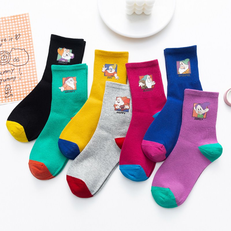 Cotton Socks Printed Logo Customize Unisex