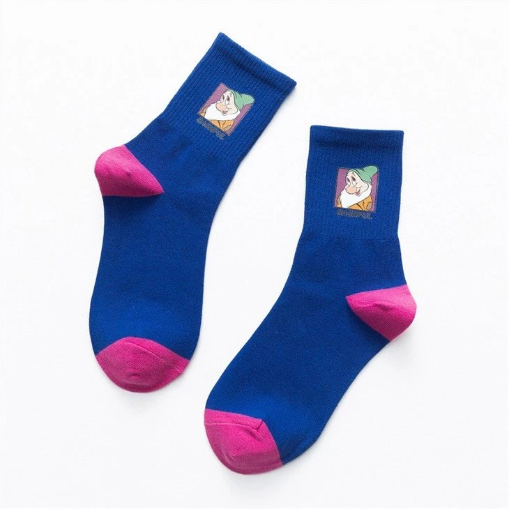 Bulk Cotton Socks Printed Logo Customize Unisex