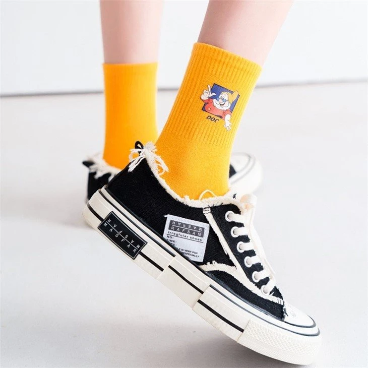 Cotton Socks Printed Logo Customize Unisex quotation
