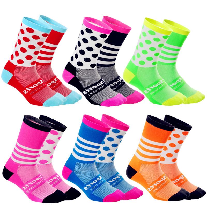 Crew Cycling Angle Stripe Socks
