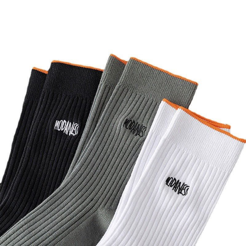 Custom Socks Embroidered Men's Classic Crew Socks