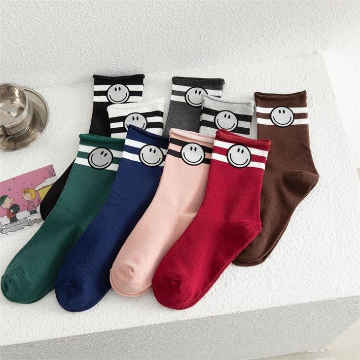 Design Own Socks Printed Logo Colorful in stock