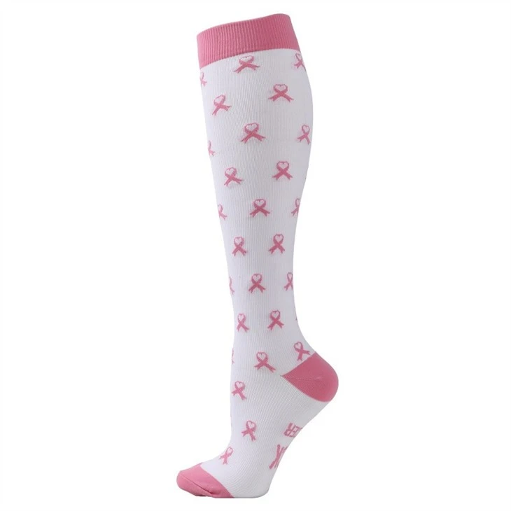 pink knot compression socks in stock