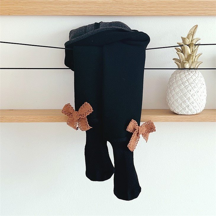girls bow anti slip for kid pantyhose+suppliers