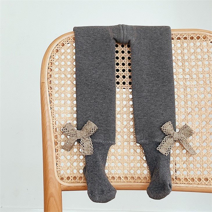 wholesale+girls bow anti slip for kid pantyhose
