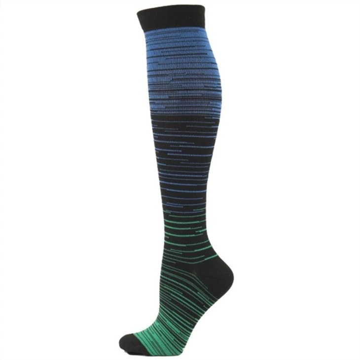 Wholesale Gradient outdoor compression socks unisex 02