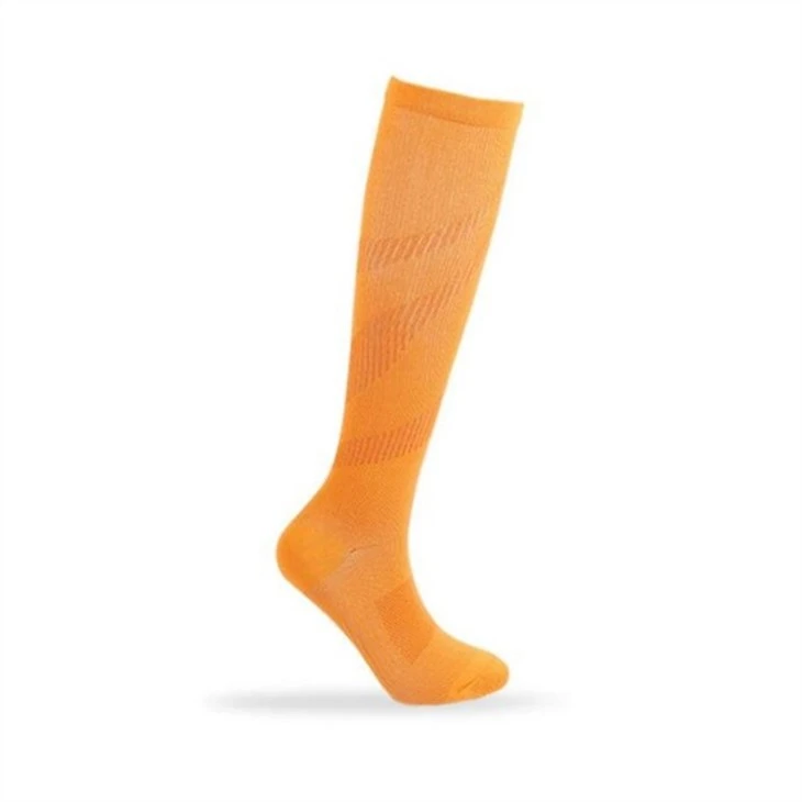 Customized Gradient stripes sports compression socks 04