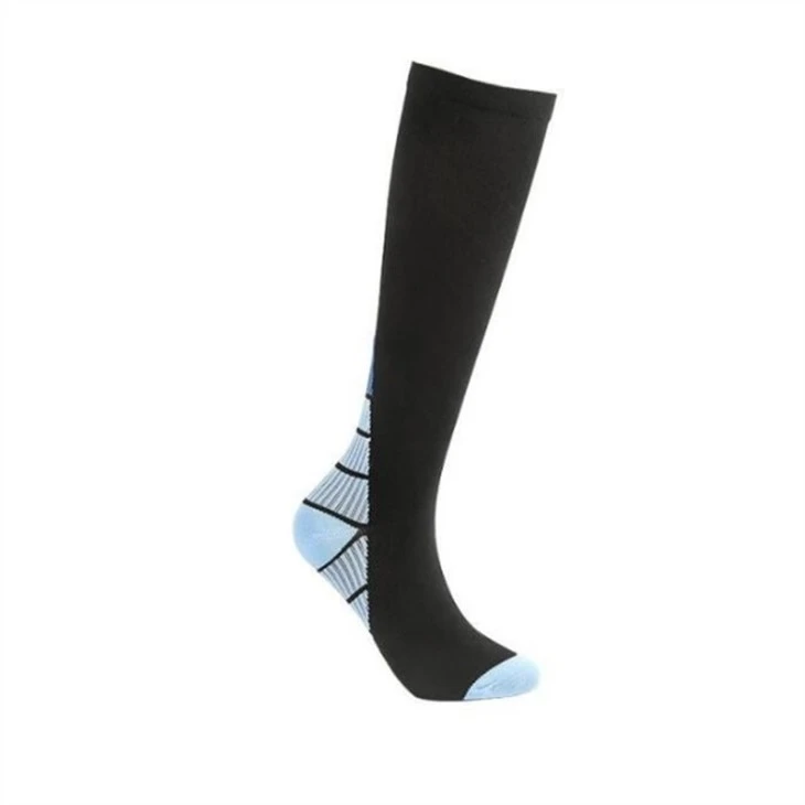 Gradient stripes sports compression socks made in China 05