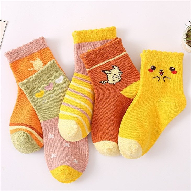 china+high quality cotton jacquard cute pattern kids tube socks+manufacturers