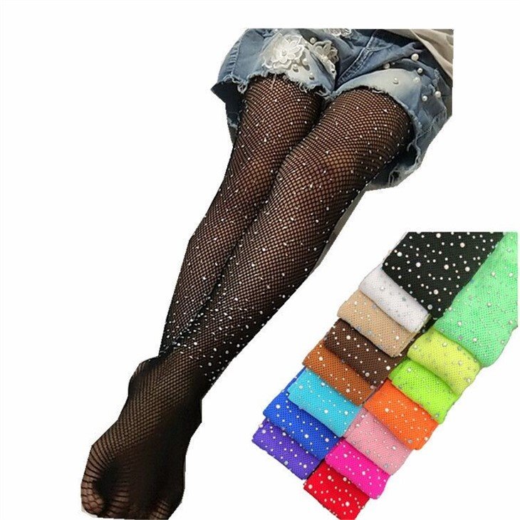 Kids pantyhose bling dance summer +pricelist