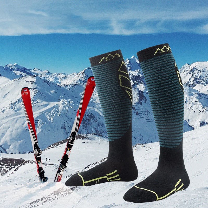 Knee High Heated Alpine Ski Socks