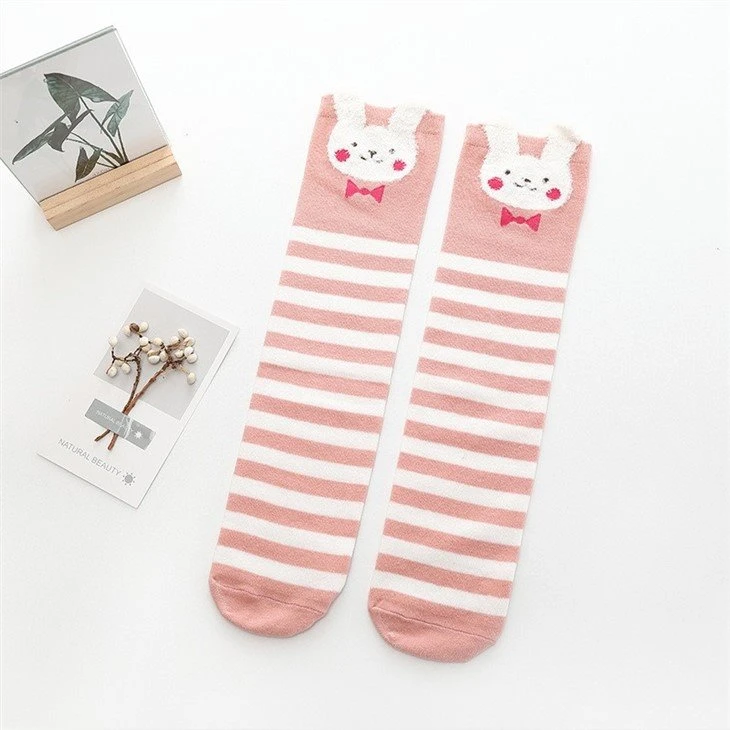 china+little girls thigh high cartoon socks kid stockings