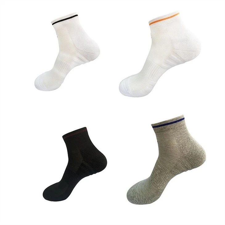 Wholesale Low cut sports breathable tennis socks for men 02
