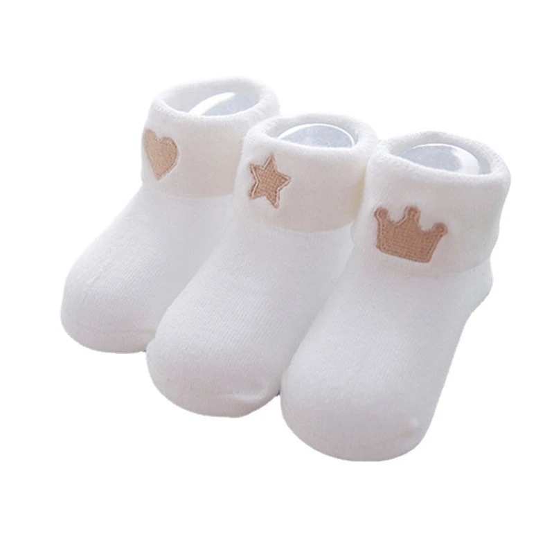 Low Tube Embroidery Socks Kids Newborn Baby