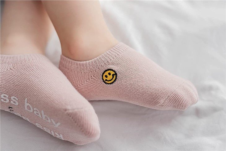 Made Embroidery Socks Kids +Free Sample