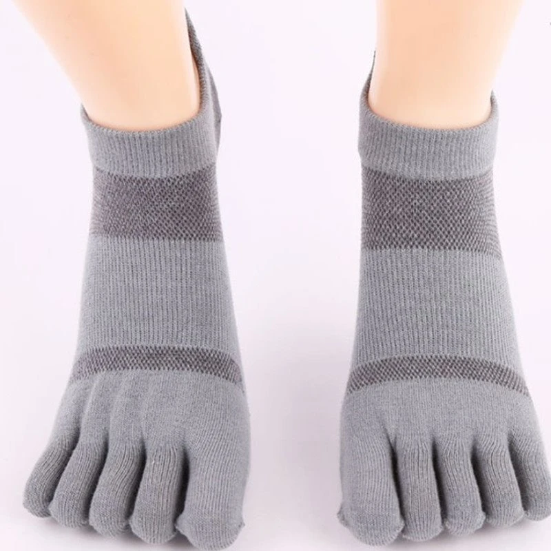 Manufacturer Men's Cotton Five Toe Socks