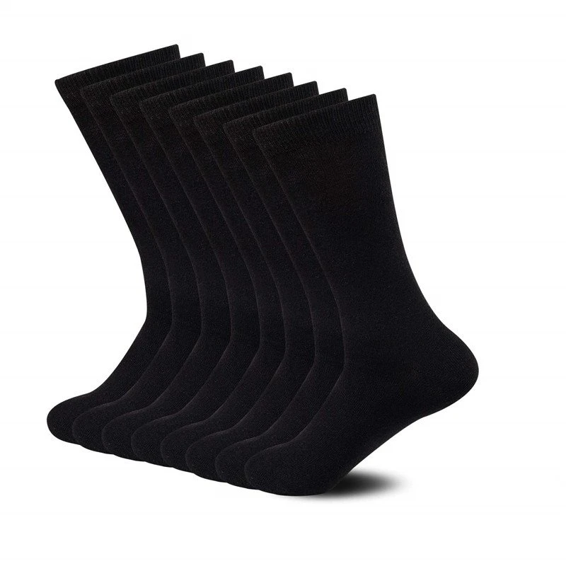 Men's Cotton Black Business Socks