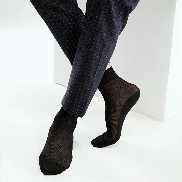 China Men Wearing Sheer Socks Soft And Best Selling