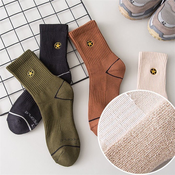 mens basketball socks embroidery custom labels