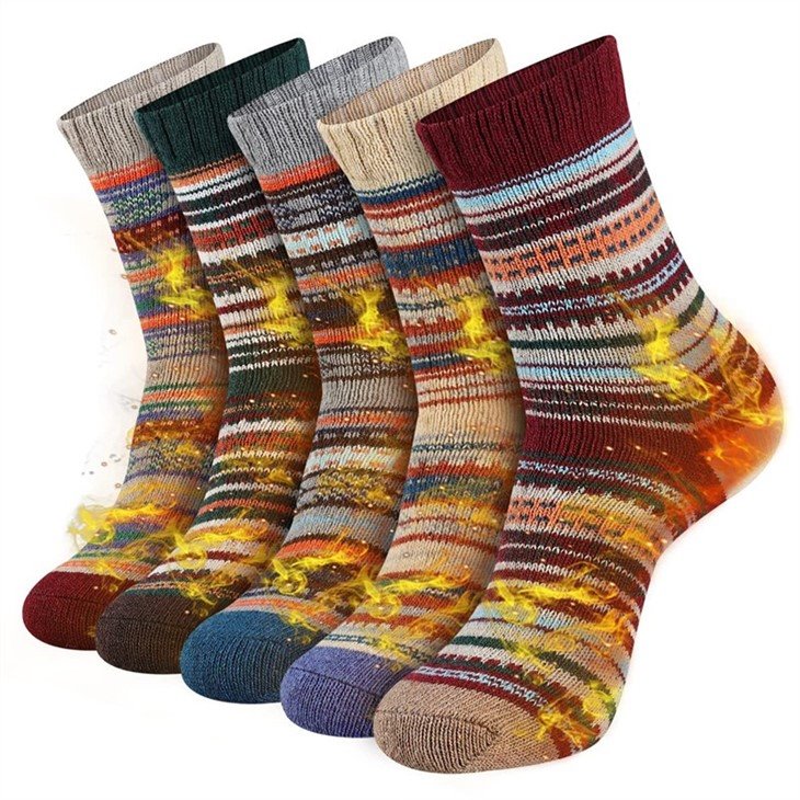 Warm Winter Wool Socks For Men