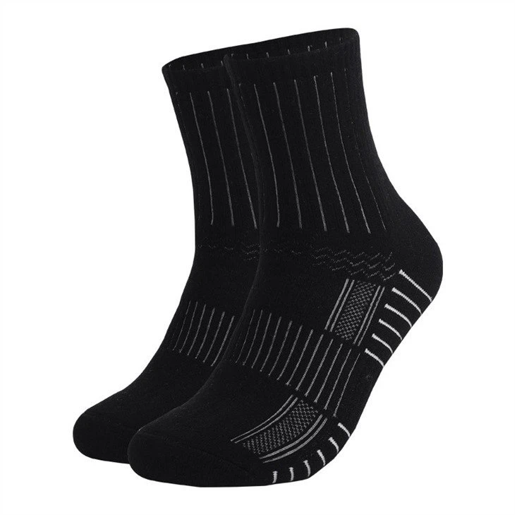 China Men's wool breathable skin-friendly work socks manufactures 03