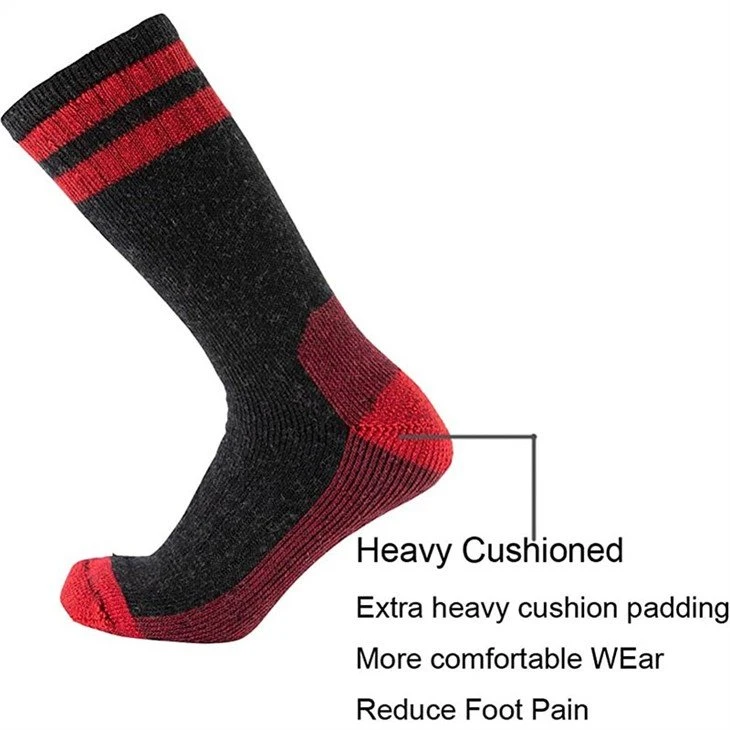 Cushion Thicken Moisture Wicking Control Wool Socks Merino (5)