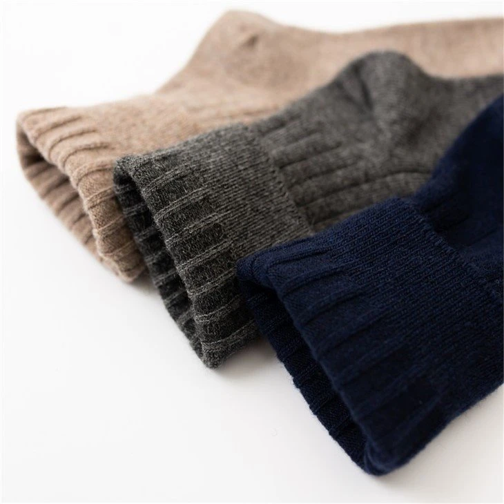 New Double Needle men business socks factory(6)